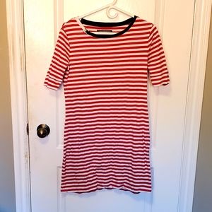 Tommy Hilfiger Striped Red and White Shirt Dress